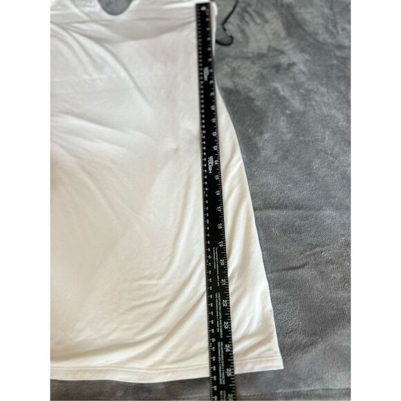 Revolve SER.O.YA Dress Womens Size Large White Lana Mini Sleeveless Halter Shrug - Picture 8 of 12